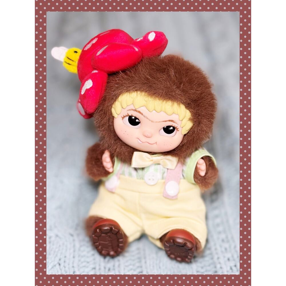 Letsvan WAKUKU Flower Gentleman Vinyl Face Plush Pendant Keychain Bag Charm 7"
